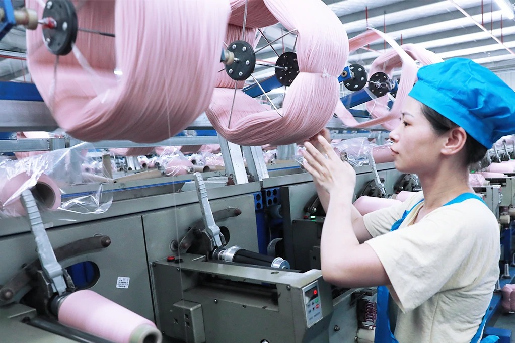Nylon high elastic yarn production